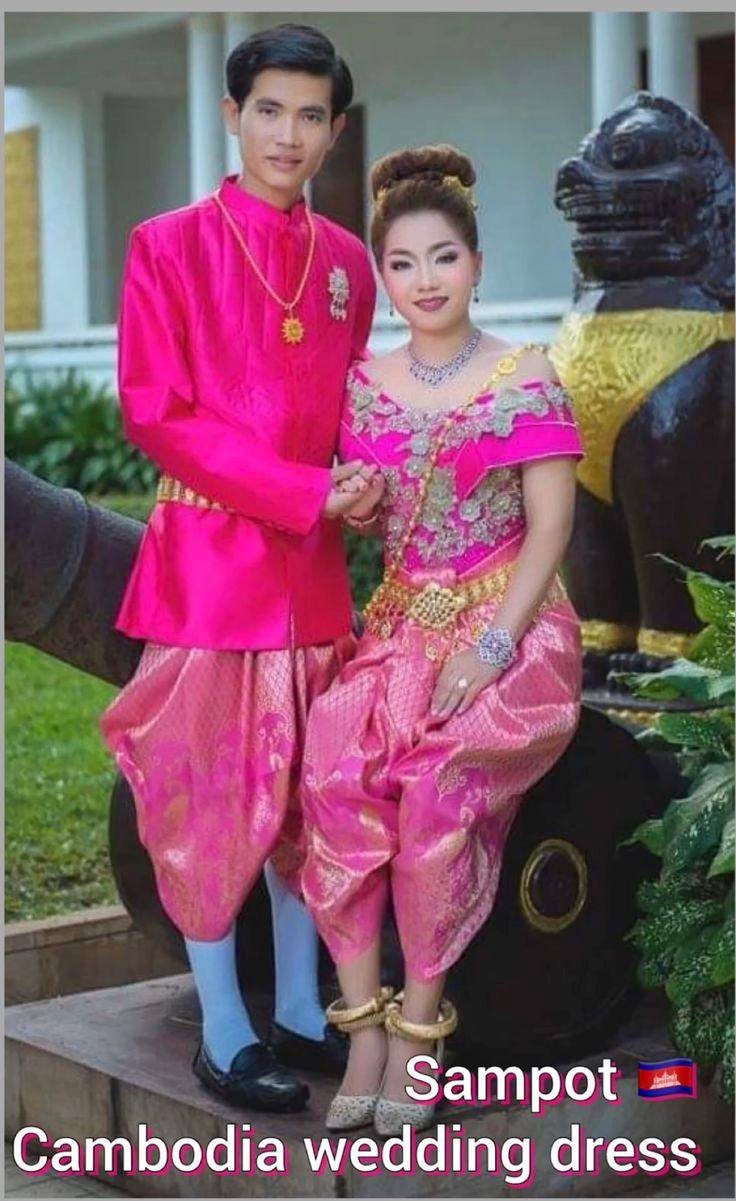 sampot wedding dress