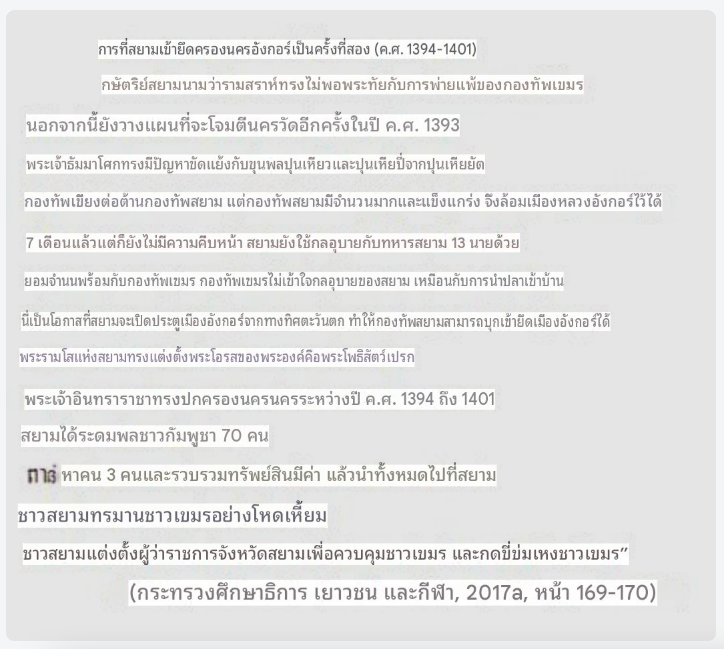 บทเรียนเขมร ใส่ร้ายสยาม (แปลไทย)